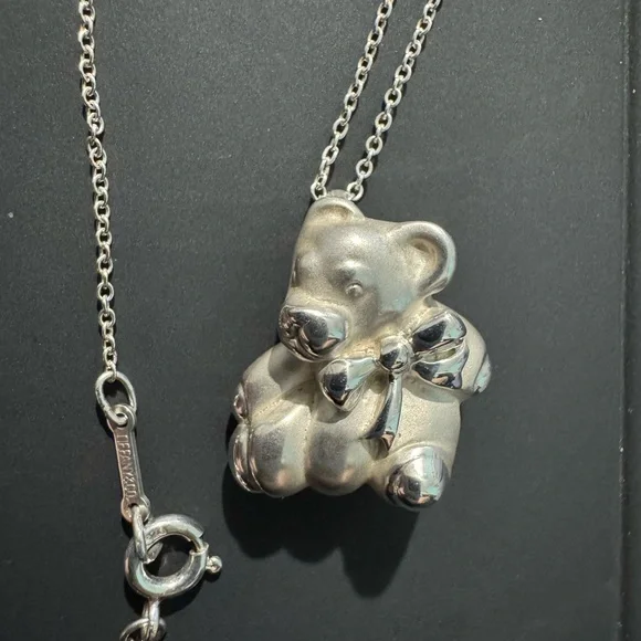 Tiffany & Co Necklace Teddy Bear vintage - Picture 3 of 4